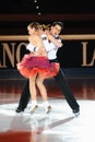 Ice skaters dancing at 2011 Golden Skate Award