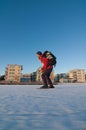 Ice skating