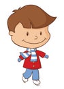 Ice Skating Boy Royalty Free Stock Photo