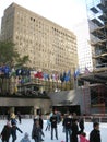 Ice skating at Rockefeller Center