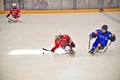 Ice Sledge Hockey Royalty Free Stock Photo