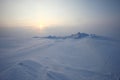 Ice snow desert Royalty Free Stock Photo