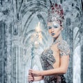 Ice sorceress Royalty Free Stock Photo