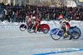 Ice Speedway competitors start