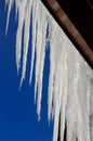 Ice stalactite Royalty Free Stock Photo