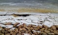 Ice & Stones Royalty Free Stock Photo