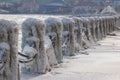 Ice storm , winter,China Royalty Free Stock Photo