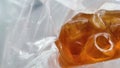 Ice Tea on Plastic in summer Royalty Free Stock Photo