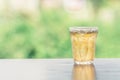 Ice tea on table Royalty Free Stock Photo