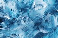 ice texture background, close up macro on blue ice with cracks texture, frozen water on lake or sea surface, winter season graphic Royalty Free Stock Photo