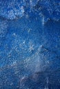 Ice texture with frozen bubbles and cracks on a dark blue background. Beautiful abstract decorative background. Stylish abstract Royalty Free Stock Photo