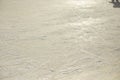 Ice texture in the stadium. Ice skating. Snow-covered surface Royalty Free Stock Photo