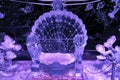 Ice throne of the underwater Tsar Royalty Free Stock Photo