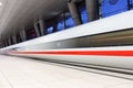 ICE train at Frankfurt airport railway station FRA Royalty Free Stock Photo