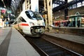 ICE train in Hamburg train station Royalty Free Stock Photo