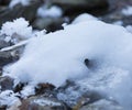 Ice Tunnel On River