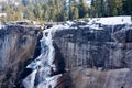 Ice on Vernal Falls Royalty Free Stock Photo