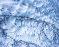 Ice wall close up. Melting glacier in Germany, macro. Global warming concept. Frozen water, backdrop. Majestic ice surface.