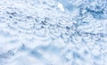 Ice wall close up. Melting glacier in Germany, macro. Global warming concept. Frozen water, backdrop. Majestic ice surface.