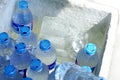 Ice water bottles Royalty Free Stock Photo