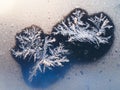 Ice on a window