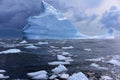 Iceberb with Icechunks Royalty Free Stock Photo