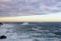 Iceberg along the Newfoundland coastline Royalty Free Stock Photo