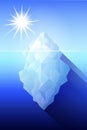 Iceberg Antarctica illustration