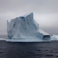 Iceberg at Antarctica, ocean. Climate warming