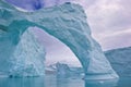 Iceberg arch Royalty Free Stock Photo