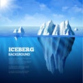 Iceberg Background Illustration