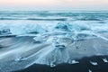 Iceberg beach Iceland Royalty Free Stock Photo