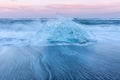 Iceberg beach Iceland Royalty Free Stock Photo