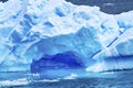 Iceberg Blue Case Glaciers Dorian Bay Antarctica
