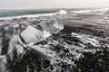 Iceberg Diamond beach Iceland Royalty Free Stock Photo