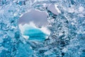 Iceberg at Diamond Beach Joekulsarlon in Iceland, Europe