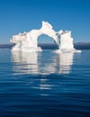 Iceberg in the Disco Bay, Greenland. Royalty Free Stock Photo