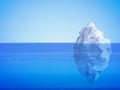 Iceberg floating Royalty Free Stock Photo