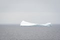 Iceberg floating in ocean Royalty Free Stock Photo