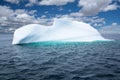 Iceberg floating in the ocean