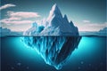 Iceberg Floating Royalty Free Stock Photo