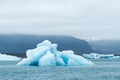 Iceberg in the glacial lagoon Jokulsarlon, Iceland Royalty Free Stock Photo