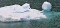 Iceberg in Glacier Bay in Alaska Royalty Free Stock Photo