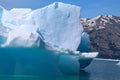 Iceberg in Icy Bay a part of the Wrangell-Saint-Elias Wilderness, Alaska, United States Royalty Free Stock Photo