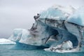 Iceberg at Jokulsarlon glacial lagoon in Iceland Royalty Free Stock Photo