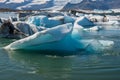 Iceberg in Jokulsarlon glacier lagoon in Iceland