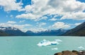 An iceberg in Lago Argentino that fell from Perito Moreno Glacier, Patagonia Argentina. Royalty Free Stock Photo