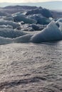 Iceberg Lagoon, Jokulsarlon lake, Iceland Royalty Free Stock Photo