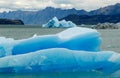 Iceberg in lake Argentino near Upsala glacier.