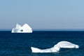 Iceberg with a Large Hole, Newfoundland Royalty Free Stock Photo